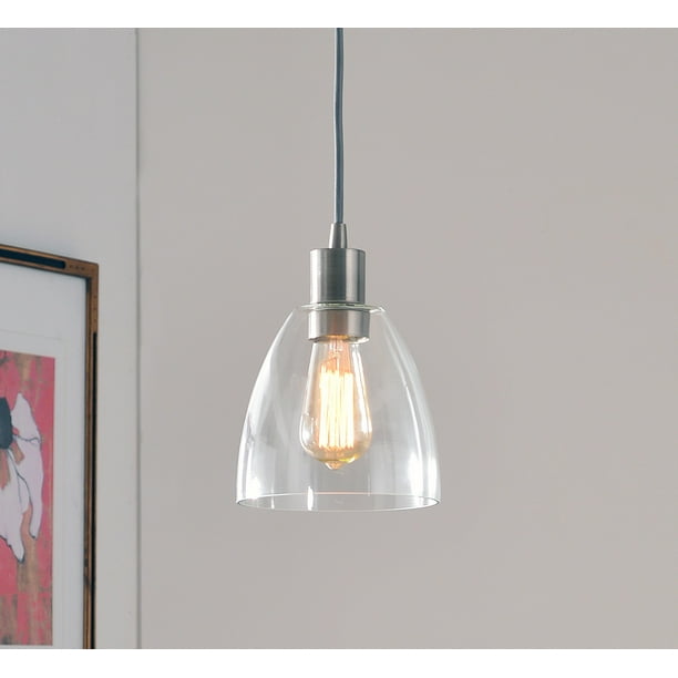 Kenroy Home 92100BS Edis Mini Pendants Brushed Steel Finish Small Kenroy Home 92100BS Edis Mini Pendants Brushed Steel Finish Small